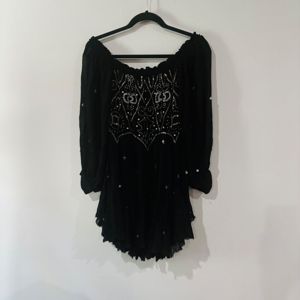 Free People Bali Moon Gleam Mini Dress Size XS - Picture 3 of 9
